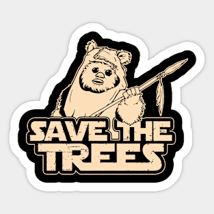 Save The Trees Sticker